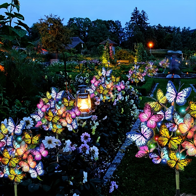 Smart Zen Garden - Solar LED Butterfly Garden Lights Waterproof
