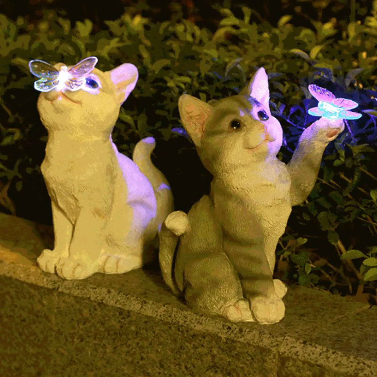 Smart Zen Garden - Outdoor Cat Sculpture Figurine Pendant Garden