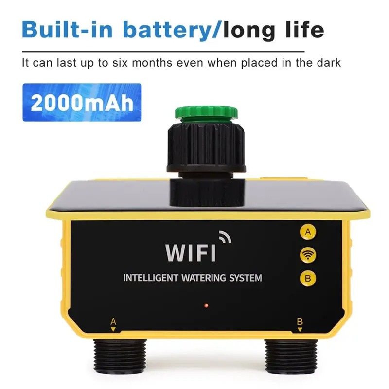 1/2 Outlets WIFI Solar Irrigat - Smart Garden Monitoring System recension och pris