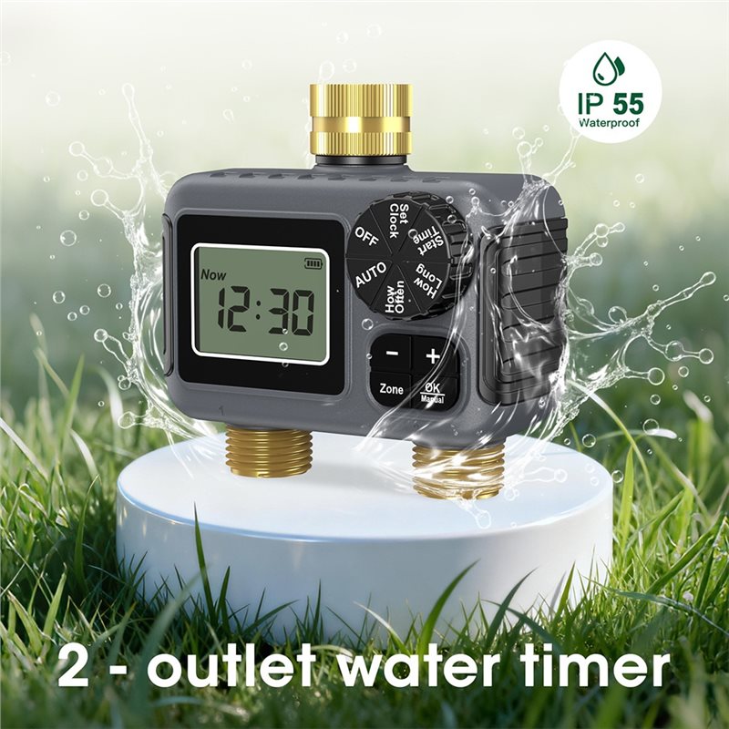 AY14 -Dual Outlets Automatic I - Smart Garden Valve recension och pris