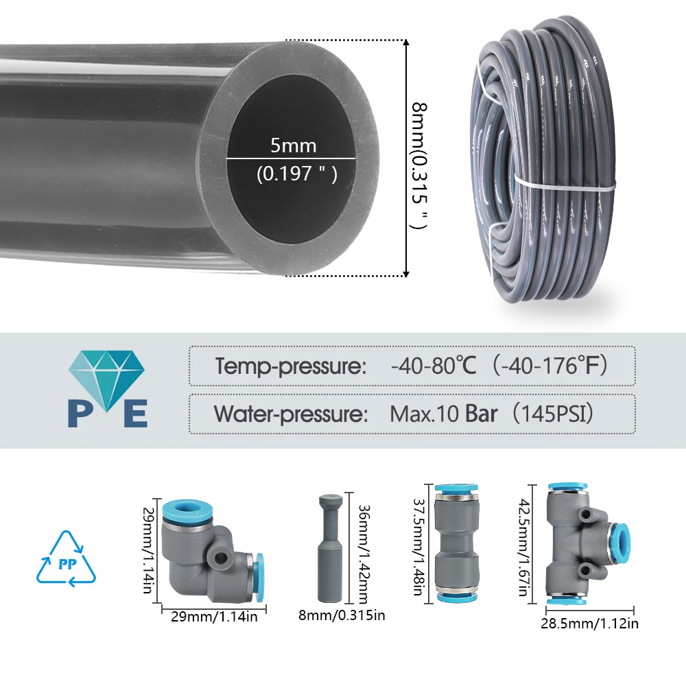 5/8mm Hose Flexible 360° Rotar - Smart Garden Hose recension och pris