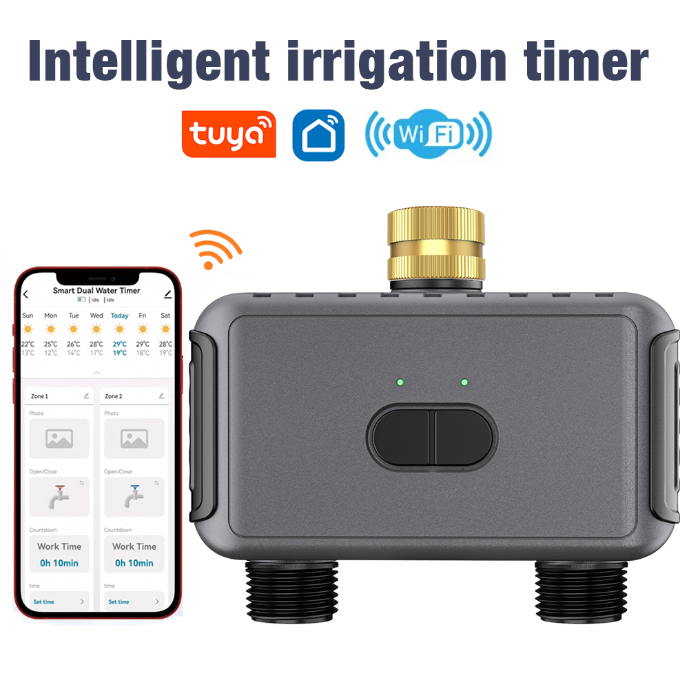 Tuya WiFi Water Timer Smart 2  - Smart Garden Monitoring System recension och pris