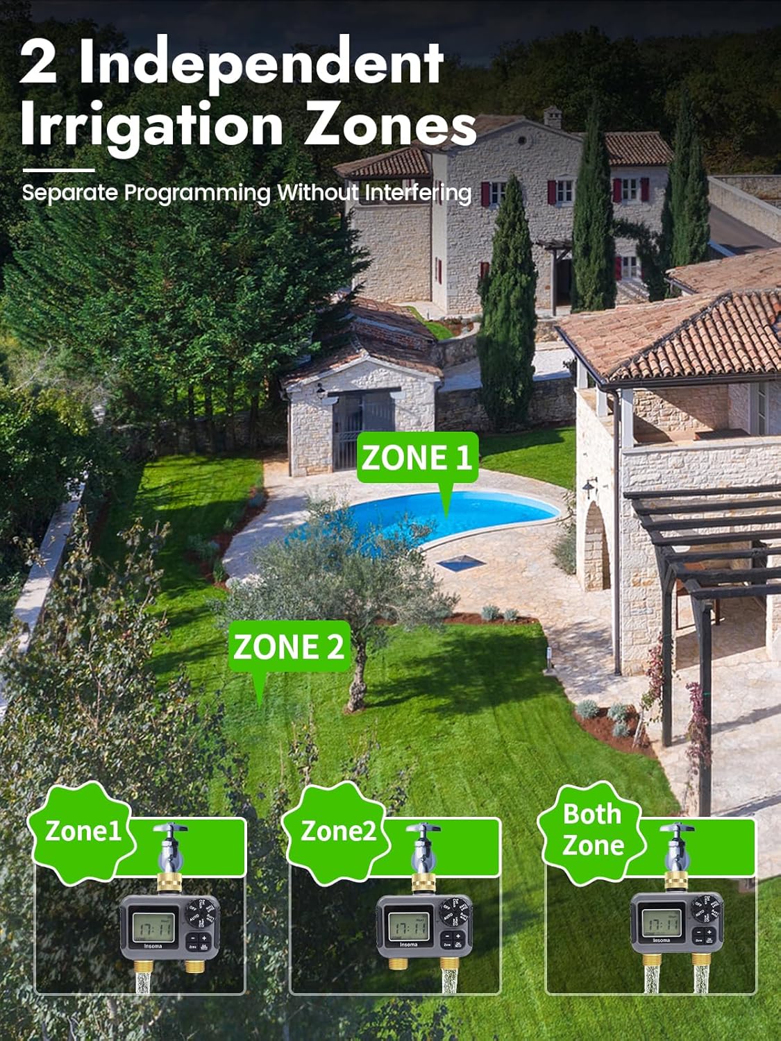 Insoma Smart Irrigation Wateri - Smart Garden Monitoring System recension och pris