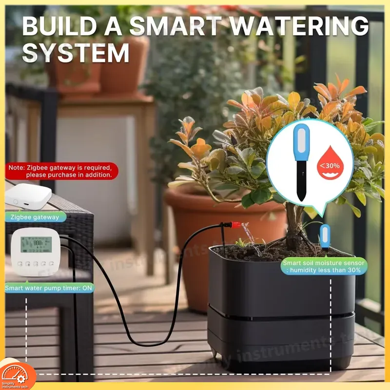 Smart Soil Moisture Temperatur - Smart Garden Monitoring System recension och pris