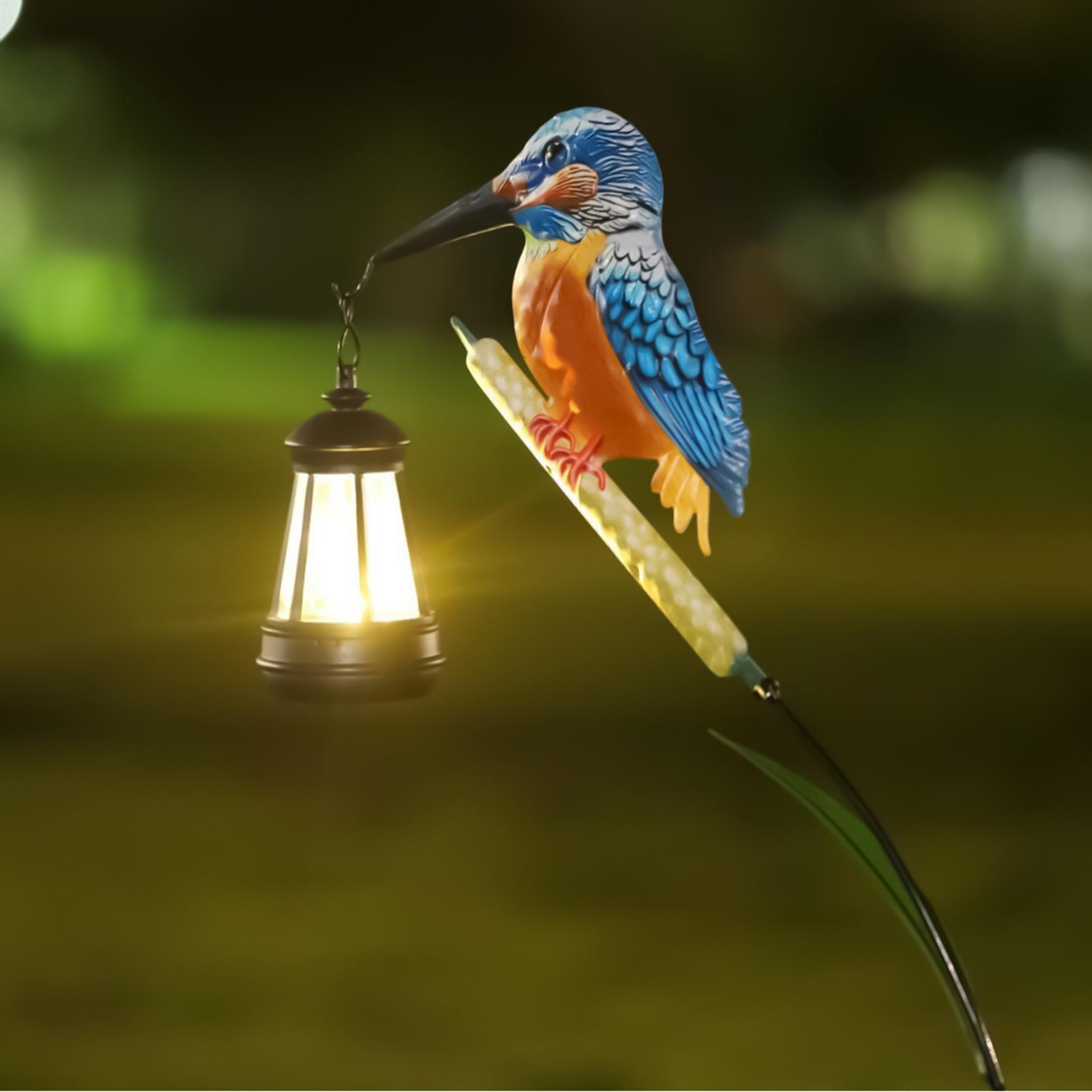 Solar Powered Kingfisher Light - Smart Zen Garden recension och pris