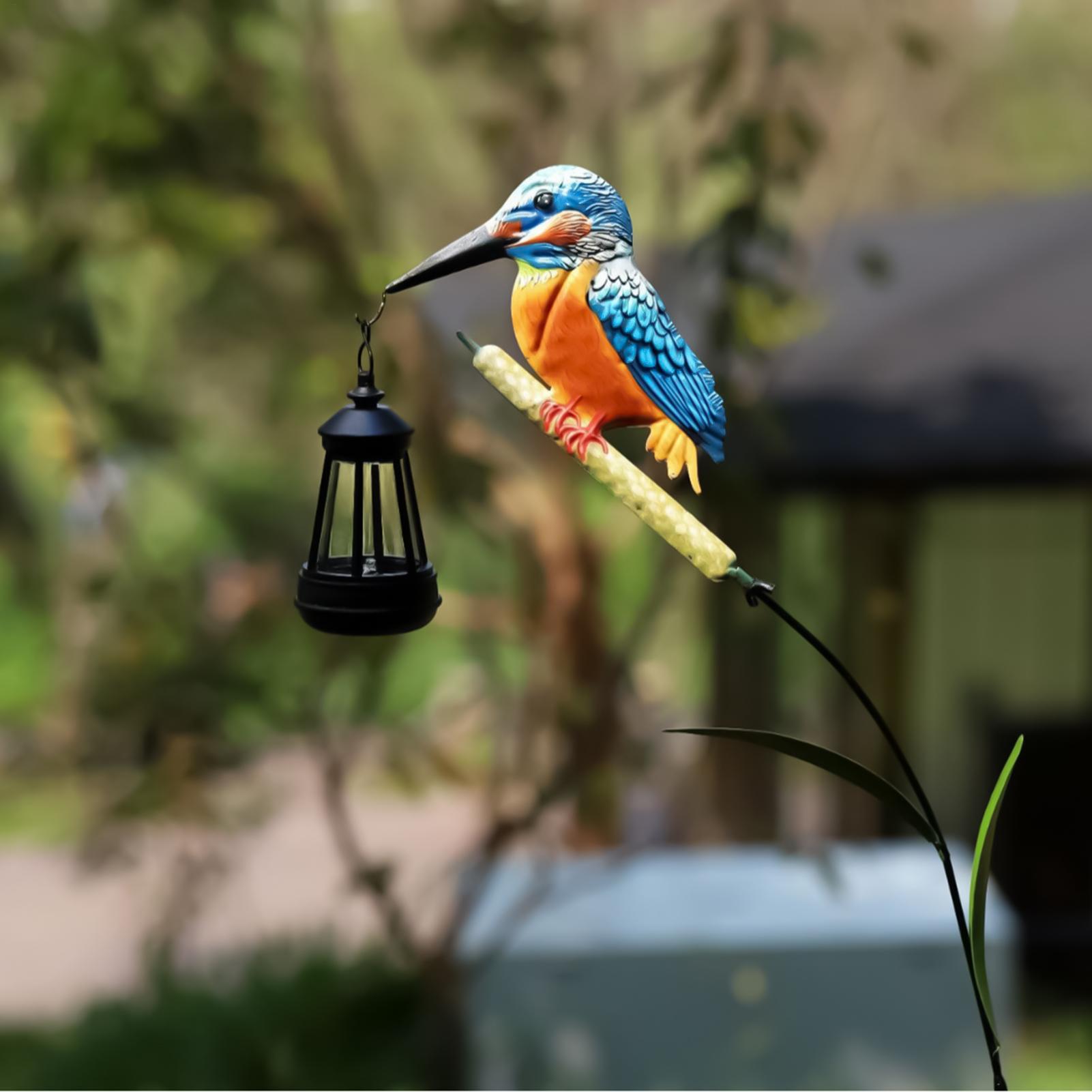 Solar Powered Kingfisher Light - Smart Zen Garden recension och pris