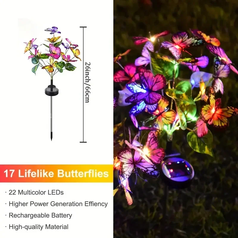 Solar LED Butterfly Garden Lig - Smart Zen Garden recension och pris