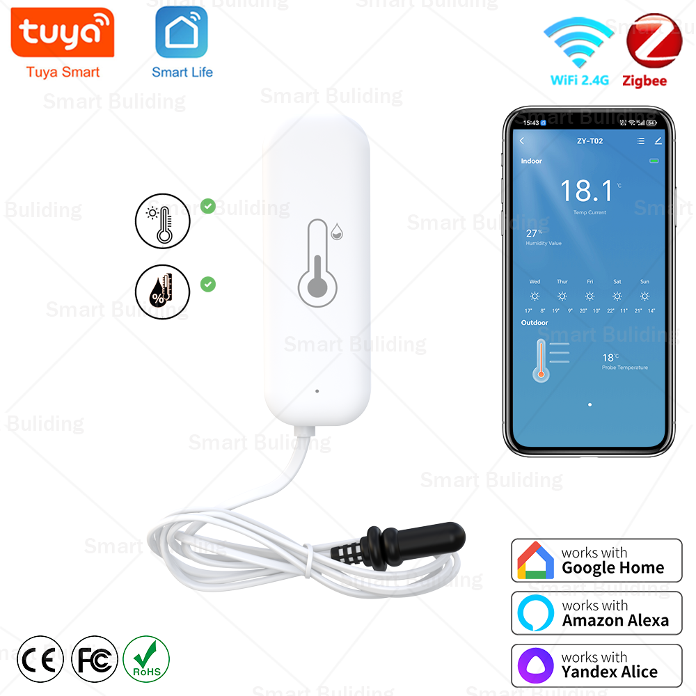 Tuya Zigbee WiFi Temperature H - Smart Garden Click And Grow recension och pris