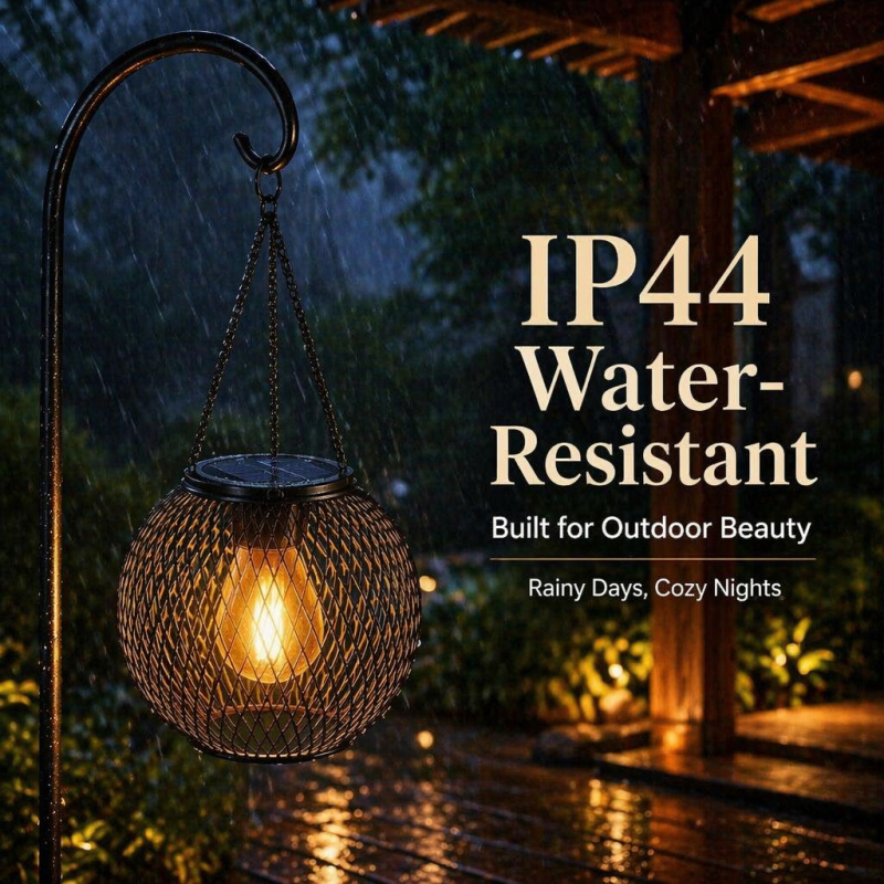 Solar Powered LED Hanging Floo - Smart Zen Garden recension och pris