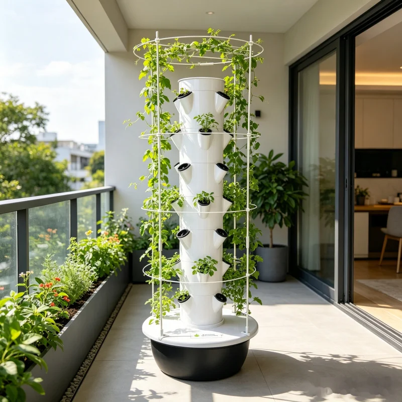 7 Layer Vertical Hydroponic Ga - Smart Garden Trellis recension och pris