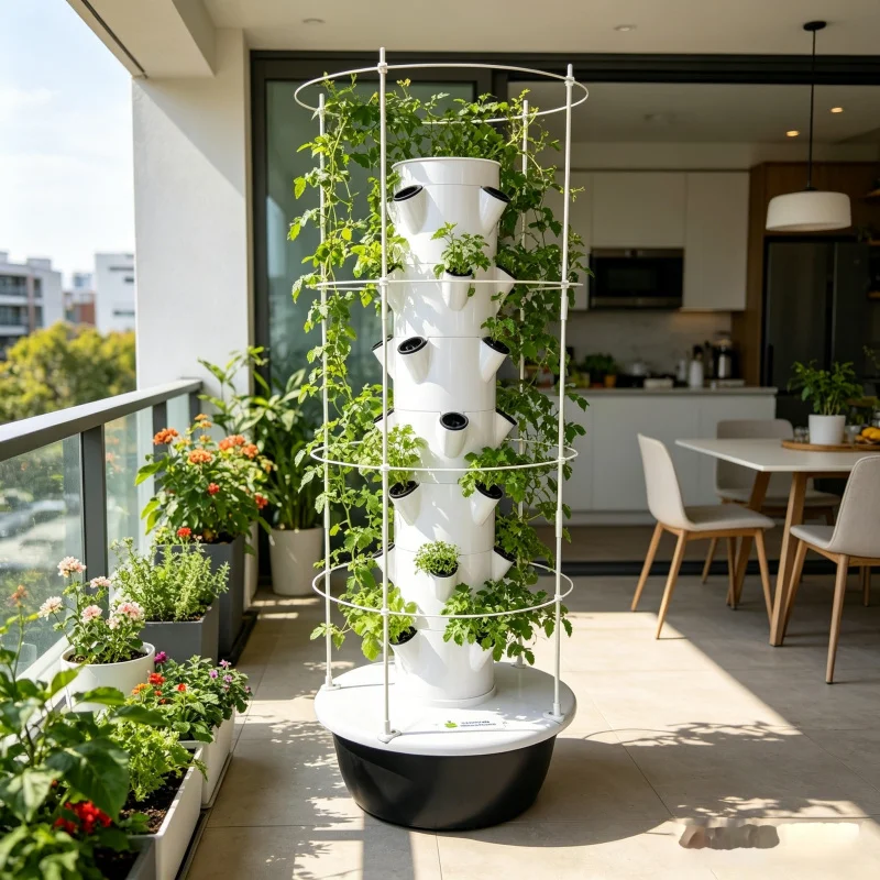 9 Layer Hydroponic Tower Garde - Smart Garden Trellis recension och pris