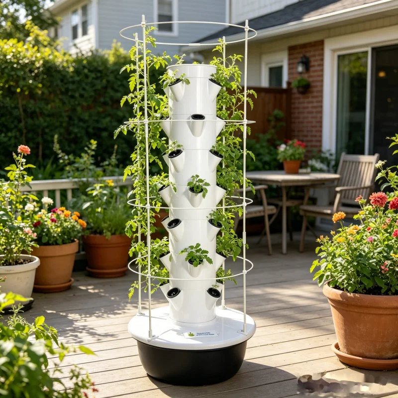 9 Layer Hydroponic Tower Garde - Smart Garden Trellis recension och pris