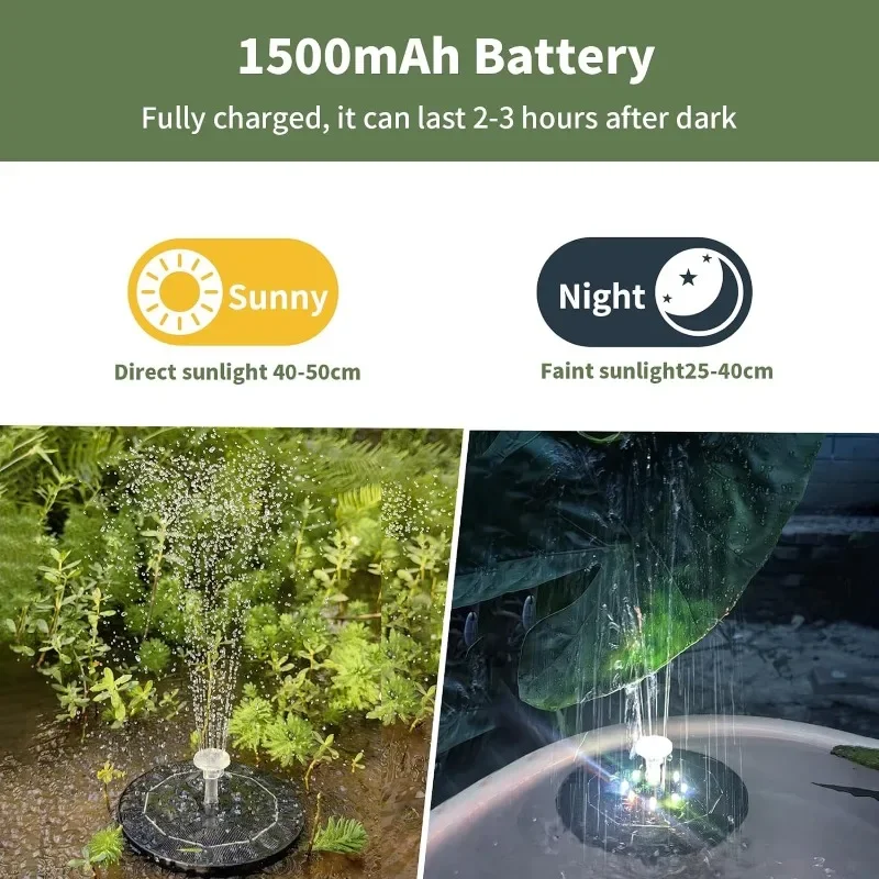 Fountain Light 7 Colors LED Li - Smart Zen Garden recension och pris
