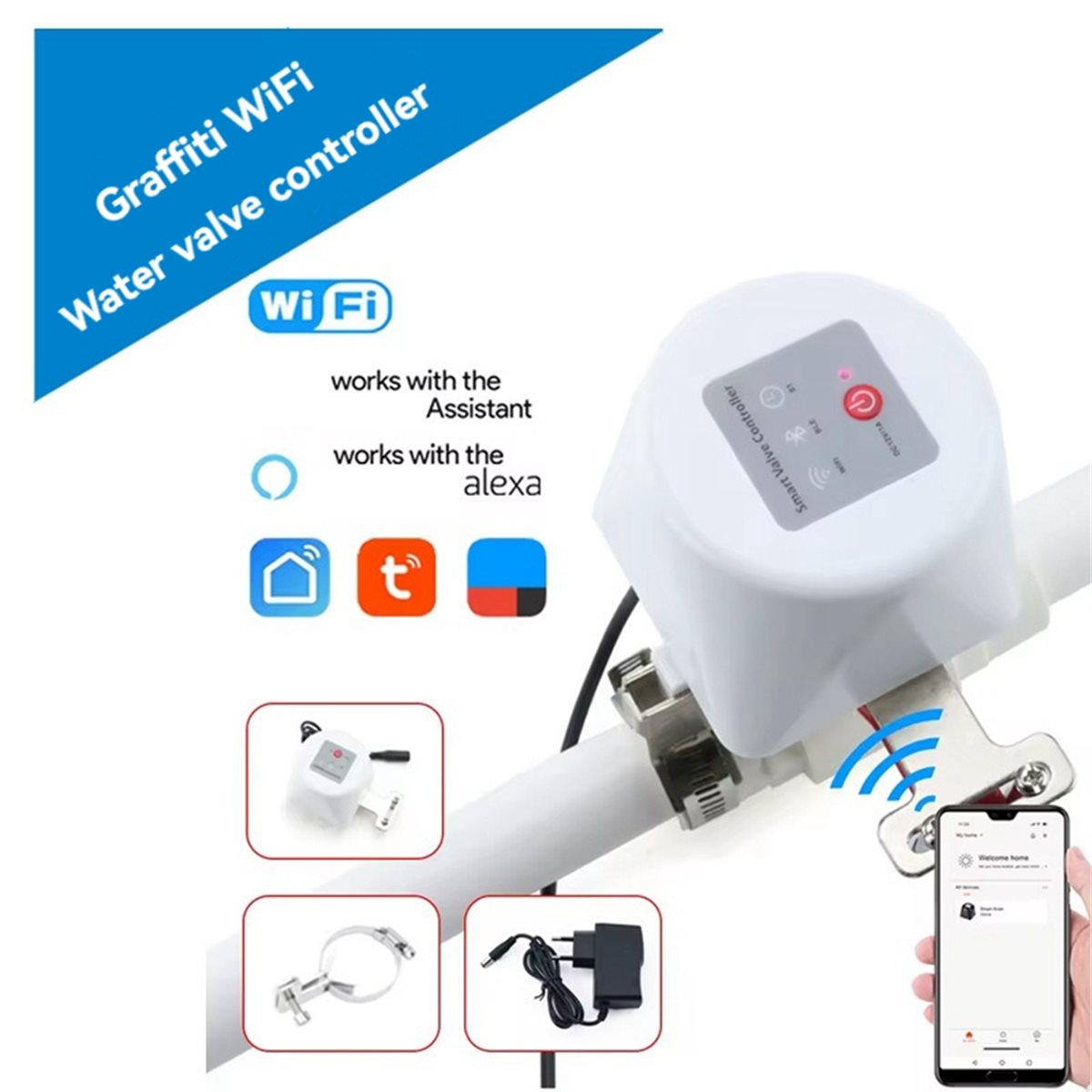 SWXF Tuya WiFi Smart Valve Con - Smart Garden Valve recension och pris