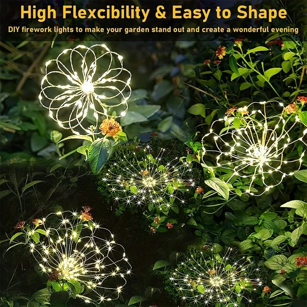 Solar LED Firework Fairy Light - Smart Zen Garden recension och pris