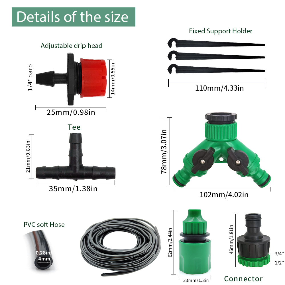 Greenhouse 15M-30M DIY Drip Ir - Smart Garden Hose recension och pris