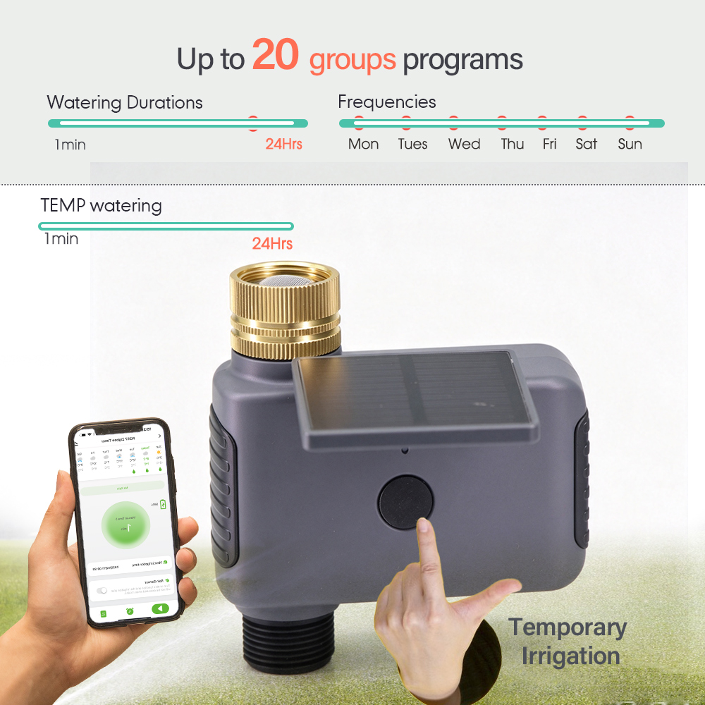 BSP/NPT Tuya Smart Solar Wifi  - Smart Garden Monitoring System recension och pris