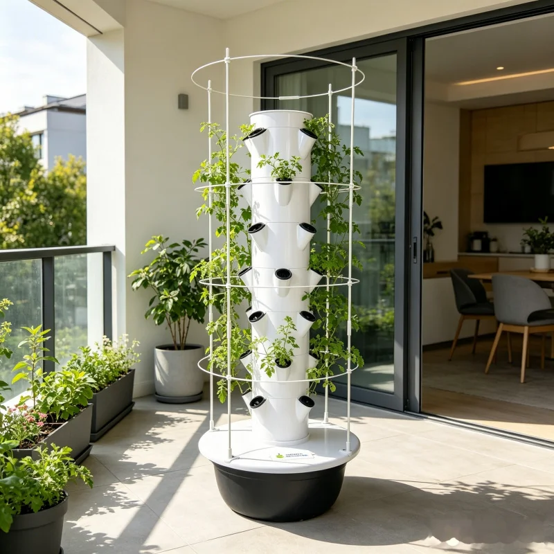 9 Layer Hydroponic Tower Indoo - Smart Garden Trellis recension och pris