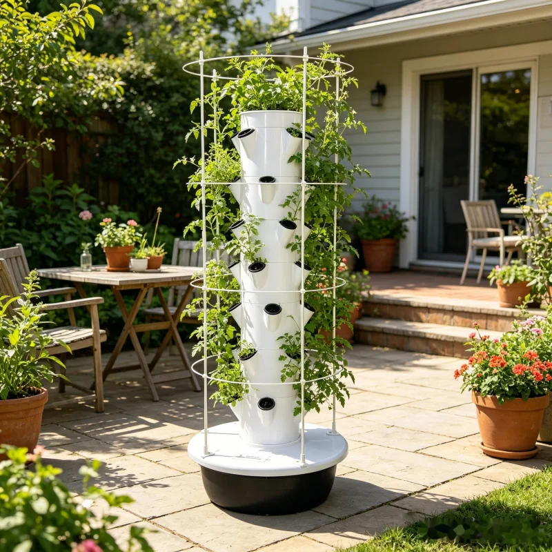 9 Layer Hydroponic Tower Indoo - Smart Garden Trellis recension och pris