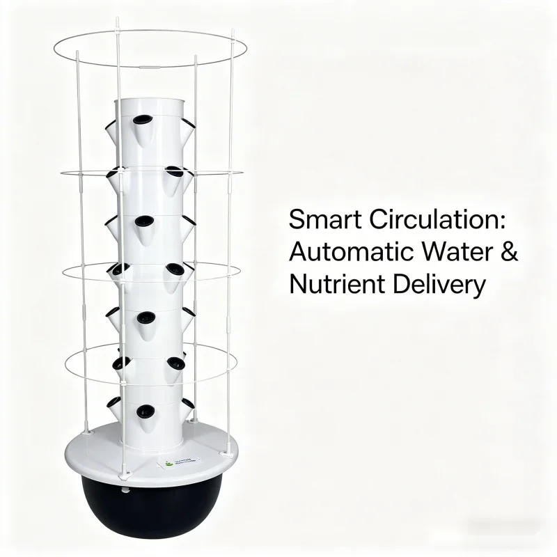 9 Layer Hydroponic Tower Indoo - Smart Garden Trellis recension och pris
