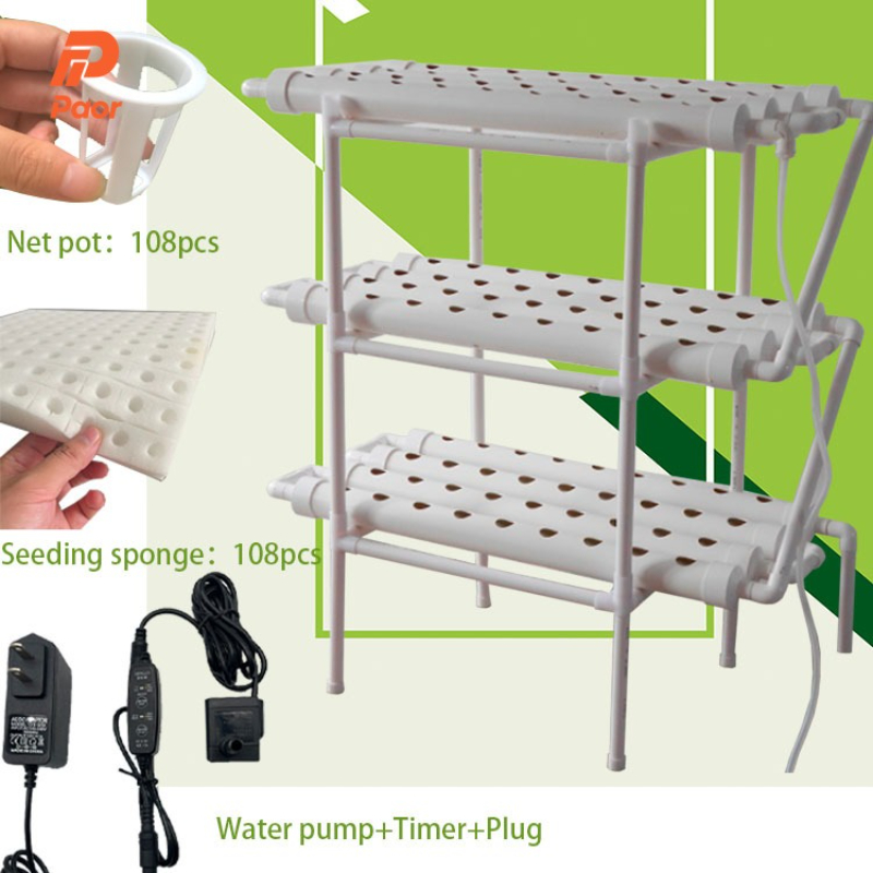 108 Holes Hydroponic Grow Kit  - Aquaponics Home Kit recension och pris