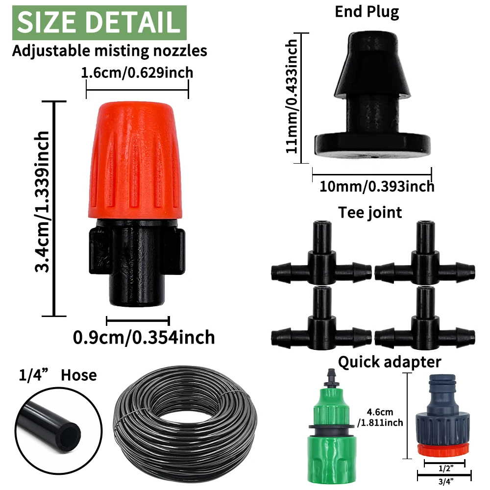 Fog Nozzles Irrigation Kit 5M- - Smart Garden Hose recension och pris