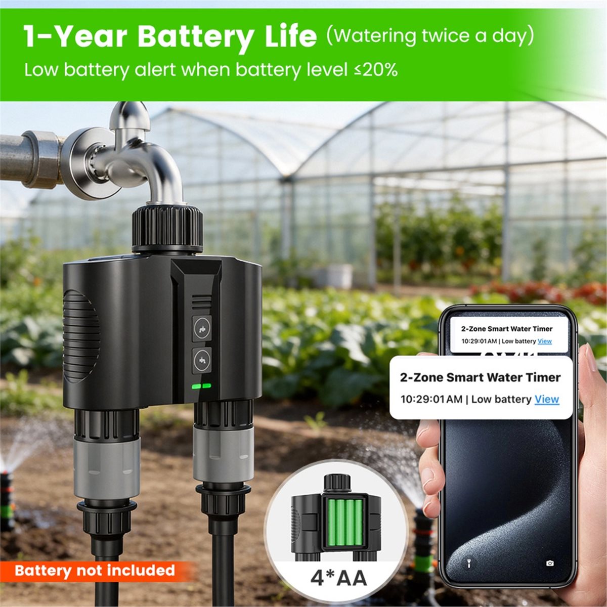 Y17A 1 Set WiFi Water Timer fo - Smart Garden Hose recension och pris