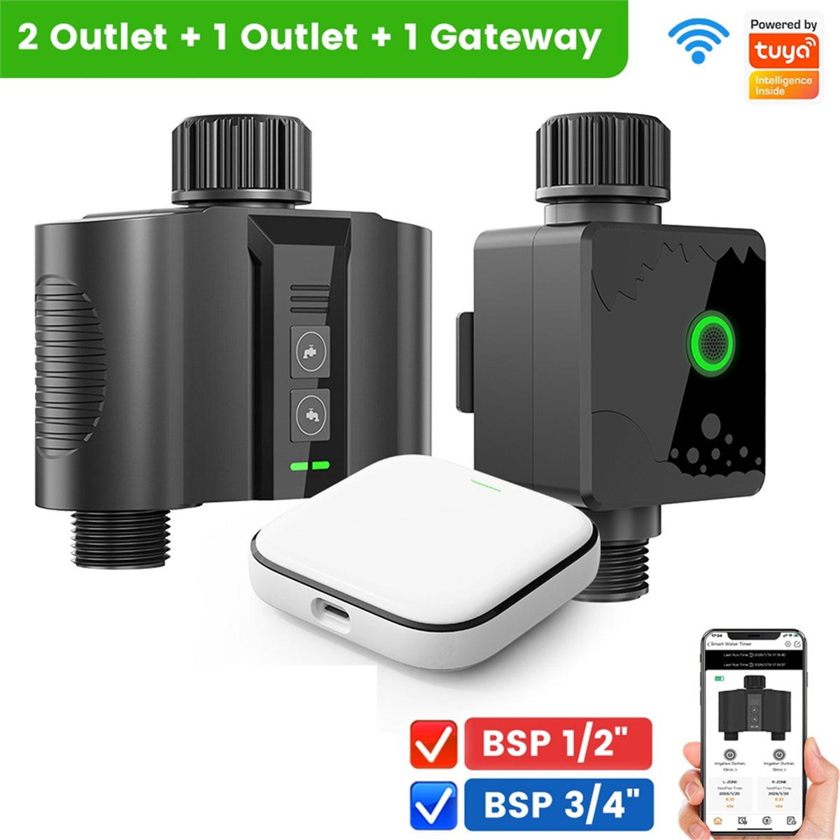 Y17A 1 Set WiFi Water Timer fo - Smart Garden Hose recension och pris