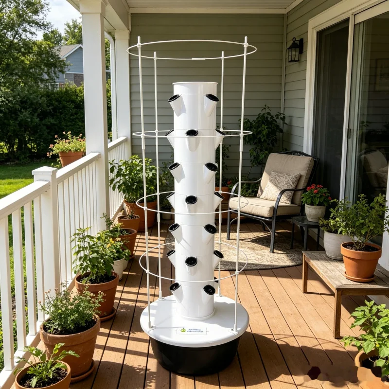 9 Layer Hydroponic Tower Garde - Smart Garden Trellis recension och pris