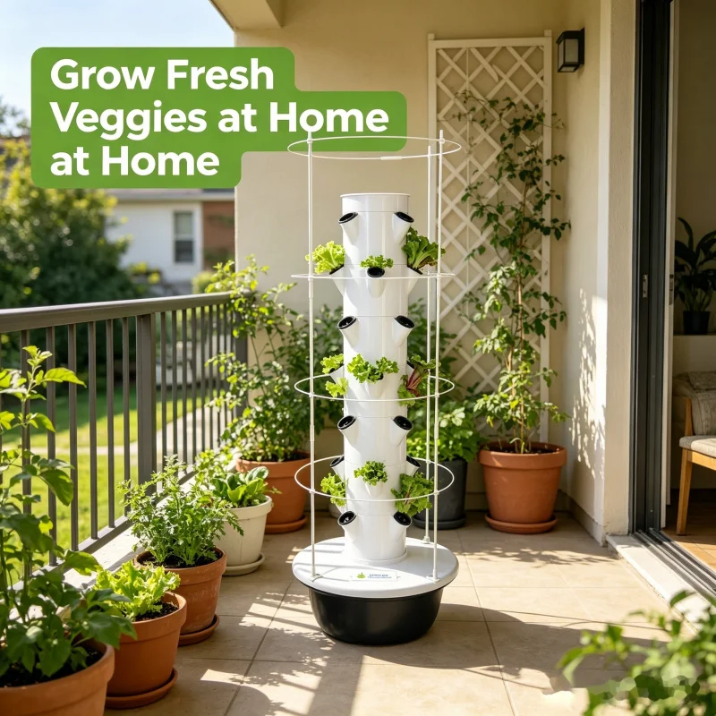 5-Layer Vertical Hydroponic Ga - Smart Garden Trellis recension och pris