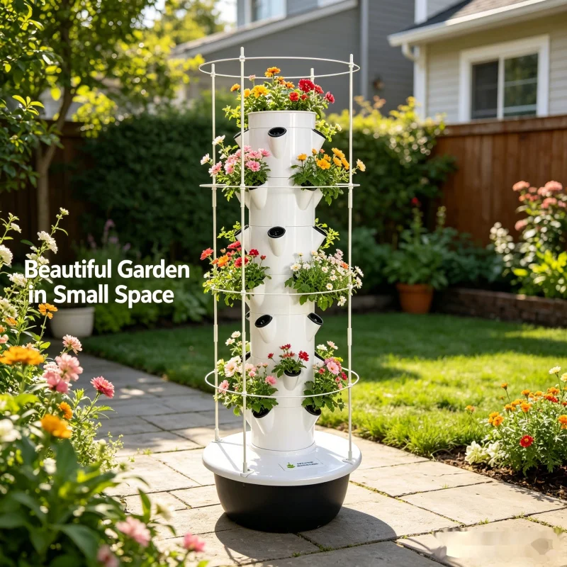 5-Layer Vertical Hydroponic Ga - Smart Garden Trellis recension och pris