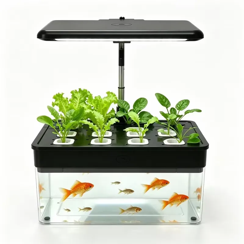 12 Pod Hydroponic System Acryl - Aquaponics Home Kit recension och pris