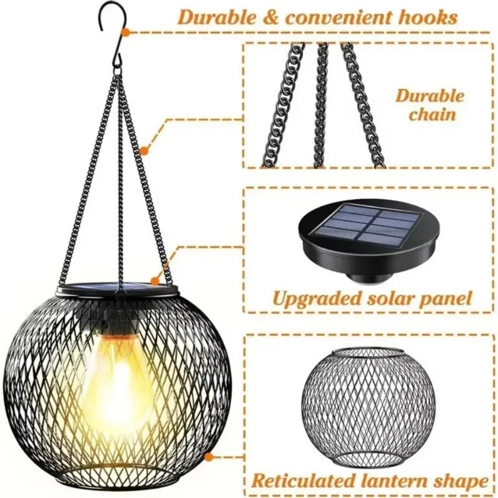 Solar Lantern Iron Art Outdoor - Smart Zen Garden recension och pris